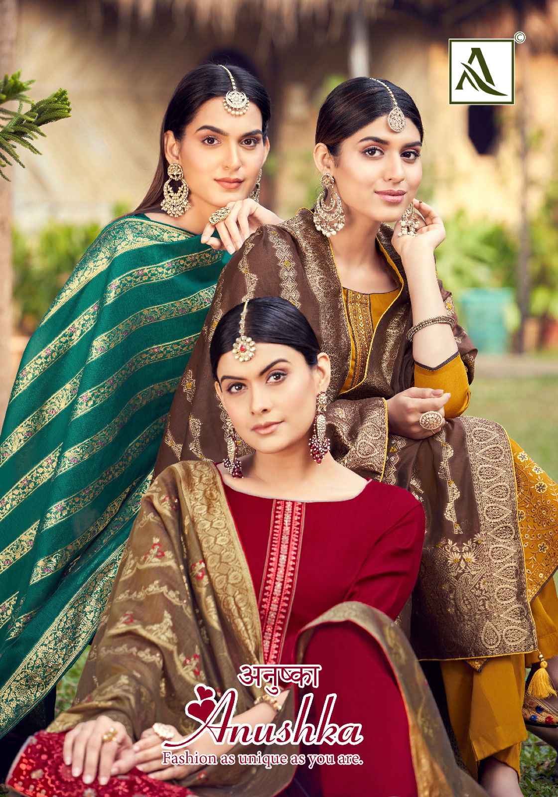 Anushka By Alok Suits 001-006 Designer Salwar Suits Catalog